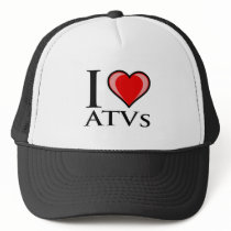 I Love ATVs Trucker Hat