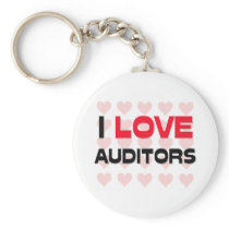 I LOVE AUDITORS KEY CHAIN