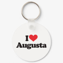 I Love Augusta keychains