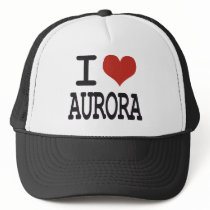 I love Aurora Trucker Hat