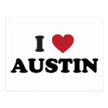 I Love Austin Postcards