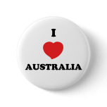 I LOVE Australia Pins