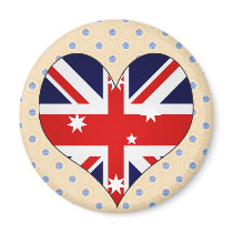I Love Australia Magnet