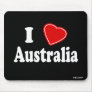 I Love Australia Mousepad