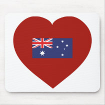 I Love Australia Mousepad