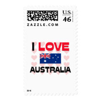 I Love Australia Stamps
