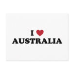 I Love Australia Postcard