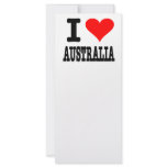 I Love Australia Custom Rack Cards