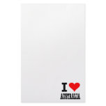 I Love Australia Stationery Design
