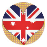 I Love Australia Stickers
