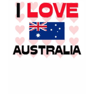 I Love Australia shirt