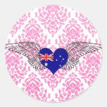 I Love Australia -wings Sticker