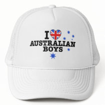 I Love Australian Boys hats by magarmor I Love Australian Boys hats