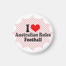 I love Australian Rules Football Magnet
