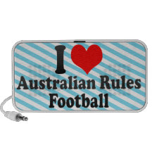I love Australian Rules Football Travel Speakers