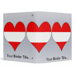 I Love Austria Vinyl Binders