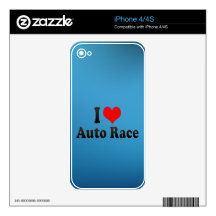 I love Auto Race Decals For The iPhone 4