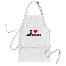 I Love Autocross Aprons