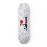 I love Autumn Skateboard