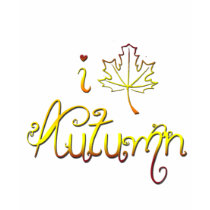 i LOVE  autumn t-shirts