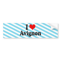I Love Avignon, France Bumper Sticker
