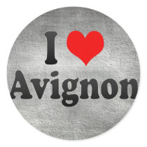 I Love Avignon, France Sticker