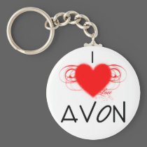 I love Avon keychain