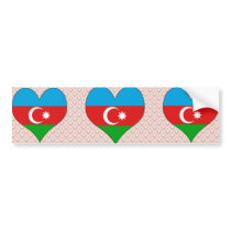 I Love Azerbaijan Bumper Sticker