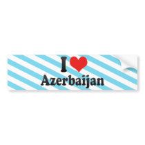 I Love Azerbaijan Bumper Sticker