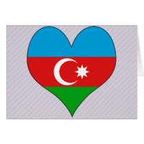 I Love Azerbaijan Greeting Card