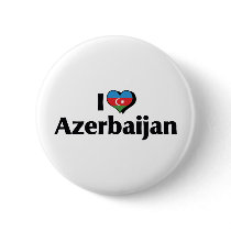 I Love Azerbaijan Flag Buttons