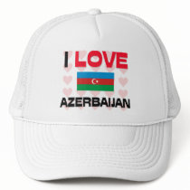 I Love Azerbaijan Mesh Hats