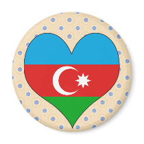 I Love Azerbaijan Magnet