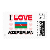 I Love Azerbaijan Stamp