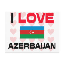 I Love Azerbaijan Post Card