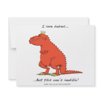 I love babies...But this one's inedible! Invitations