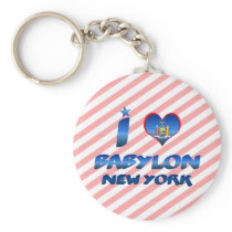 I love Babylon, New York Keychains