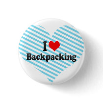 I love Backpacking Pinback Buttons