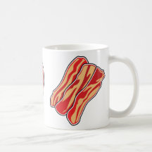 I Love Bacon ... and I Love You Coffee Mugs