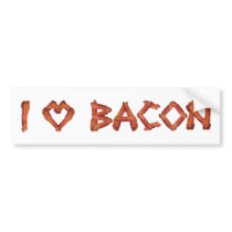I Love Bacon Bumper Stickers