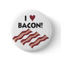 I Love Bacon buttons