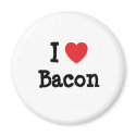 I love Bacon heart T-Shirt magnets by funnycustomtshirts I love Bacon heart T-Shirt magnets