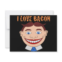 I LOVE BACON CUSTOM ANNOUNCEMENTS