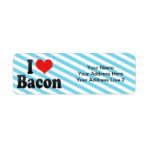 I Love Bacon Return Address Labels