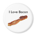 I Love Bacon Magnet by Nounos_Son I Love Bacon Magnet