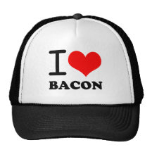 I love bacon mesh hat