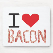 I Love Bacon Mouse Mats