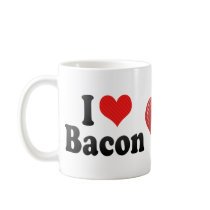 I Love Bacon Coffee Mug