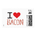 I Love Bacon postage