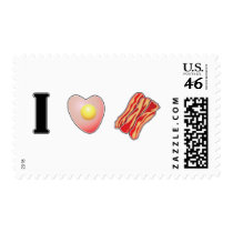 I Love Bacon! Postage Stamp